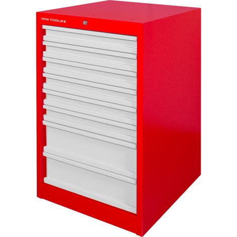 Armoires d'atelier à 8 tiroirs Serie DEK Largeur 590 mm Profondeur 628 mm Hauteur 950 mm MW Tools