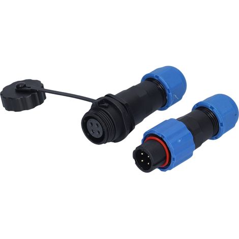 Connecteur de câble d'aviation, prise 1 à 7 broches, connexion solide, bonne résistance à la Corrosion, Plug4 (250V 5A)