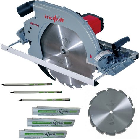 Mafell Handkreissäge MKS185Ec 230V + HM-Blatt Z12 + 3x Zollstock+ 3x Bleistift (1/2)