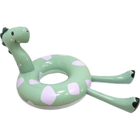 Bouée gonflable dinosaure pour piscine, haute résistance et étanche Bouée adulte pour se détendre au lac, jeux de plage, fêtes aquatiques, enterrements de vie de garçon/jeune fille (1/5)