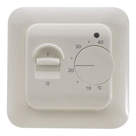 BERNSTEIN - Thermostat manuel capteur NTC voyant LED pour chauffage électrique au sol - RTC70.26 (1/2)