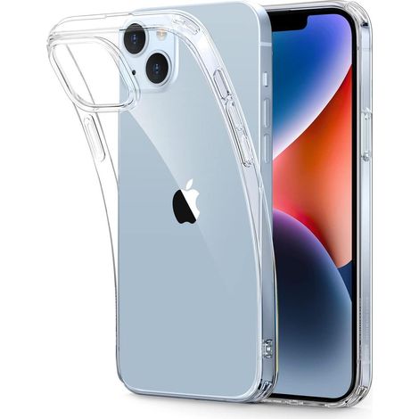 Klare Handyhülle für iPhone 14/13, dünn, stoßfest, TPU, transparent (1/5)