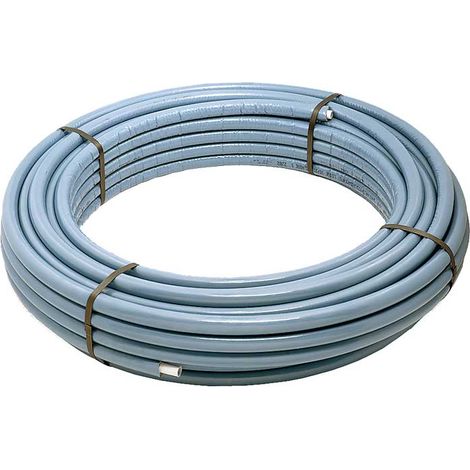 TUBO MULTISTRATO RIVESTITO AZZURRO PER ACQUA ""FLEX ALL"" UNIDELTA Ø16 x Sp.2,0 - mt.50 Q.TA 50