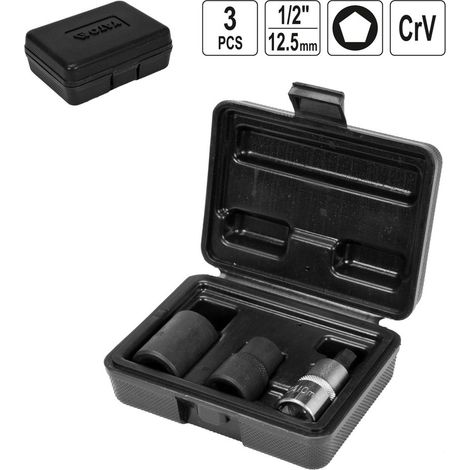 Stecknuss-Set für Bremssättel, 3-tlg. (1/5)