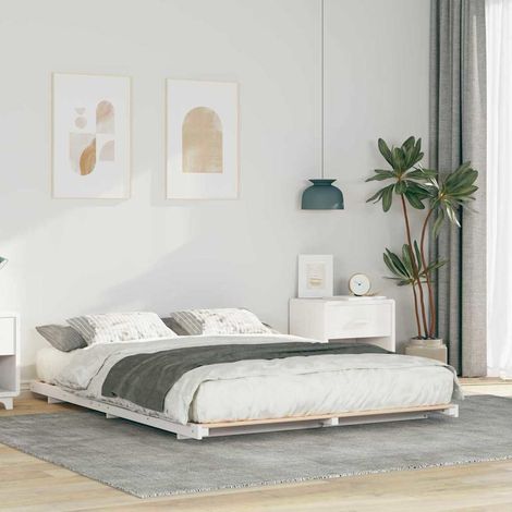 Estructura de cama  150 x 200 cm Madera maciza de pino