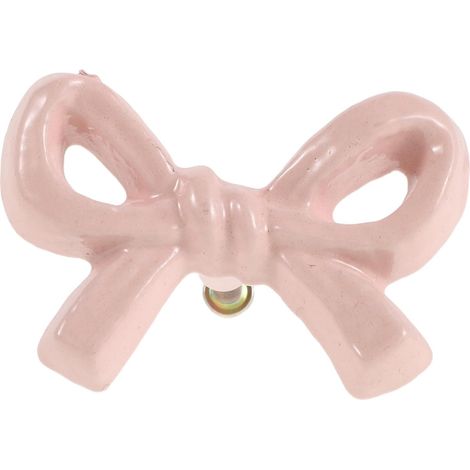 Poignée de tiroir en fer rose forme nœud STOBAZA, résistante à la (1/5)