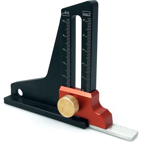 Jauge de Précision pour Hauteur et Profondeur – Pour le Réglage de Scie sur Table et Défonceuse (1/5)