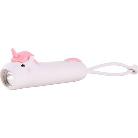 CCYKXA Wiederaufladbare, dimmbare LED-Taschenlampe mit hoher Leuchtkraft von Unicorn für Kinder, ideales Geschenk für Camping- und Wanderbegeisterte