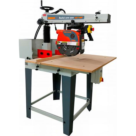 Scie à onglet radiale 305 mm – Profondeur de coupe 90 mm – Puissance 1500 W – Pour bois dur et teck – Inclinaison 0° à 45° – Holzprofi (1/4)