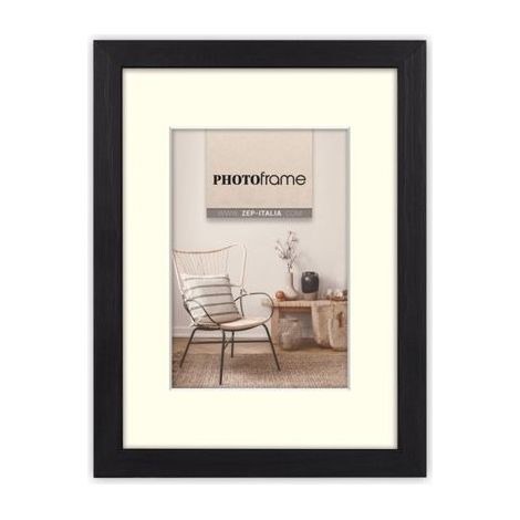 ZEP Malmo black 20x30/30x40 Holz mit Passepartout V4534B