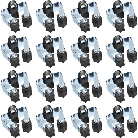 16x Gerätehalter für die Wand Besenhalter Schaufel Spaten Wand Halterung (1/5)