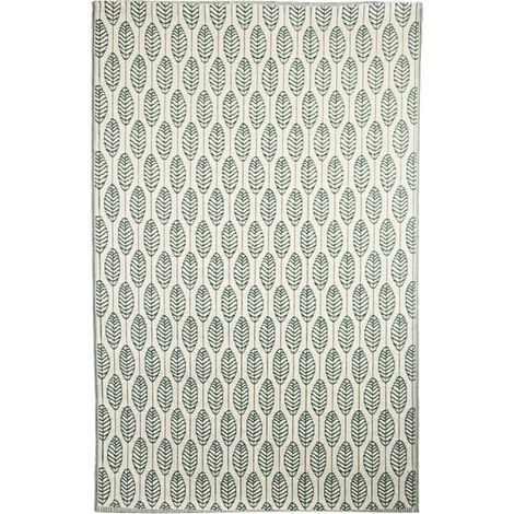 Tappeto da esterno con motivo a foglie, 150x242,5 cm