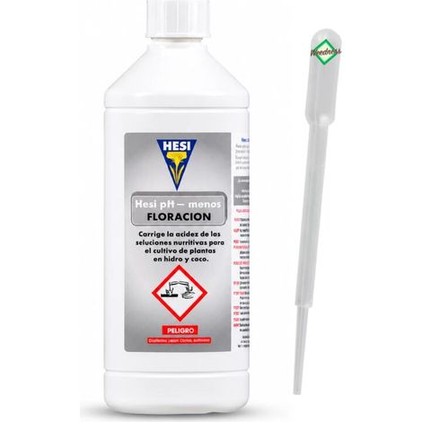Hesi pH Minus 1 Liter pH Senker Nährlösung Wasserpflege Pflanzen (1/5)