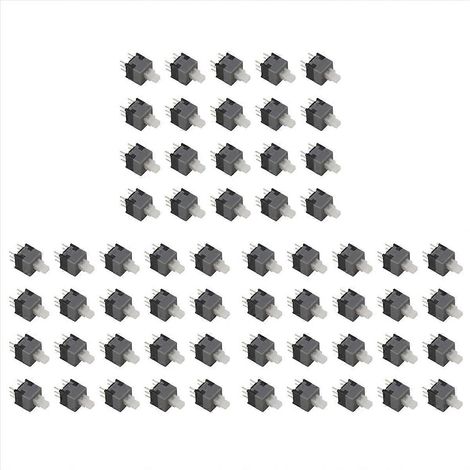 Bouton-poussoir tactile DPDT à verrouillage 6 broches (lot de 20) (1/5)