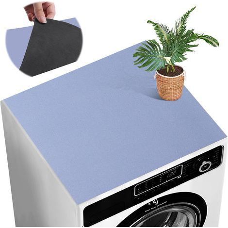 1 Tapis Protection Machine A Laver 60x60cm Antidérapant Housse Sèche Linge Imperméable Pour Buanderie (1/5)