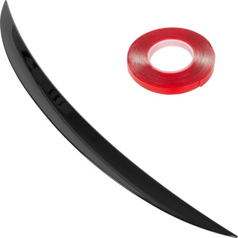 Spoiler posteriore per tetto BMW Serie 3 E92 06-13 - alettone per cofano bagagliaio NERO LUCIDO MP (1/5)