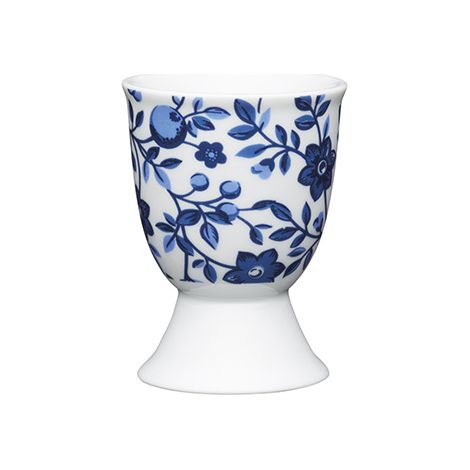 KitchenCraft Traditional Floral Porcelain Egg Cup