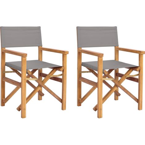 Dining Chair Folding Brown and Light Grey 56 x 54 x 87 cm vidaXL