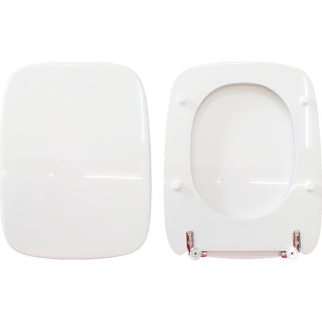 Copriwater Esedra Catalano legno rivestito in resina poliestere bianco come originale