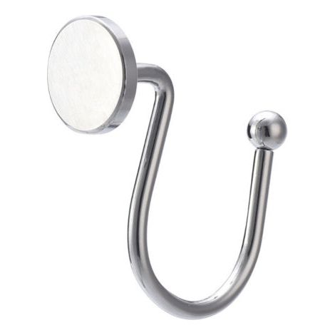 Set de 12 anneaux de rideau de douche: boutons ronds en argent antirouille pour la salle de bain,pour Rideaux et Tringles à Rideaux