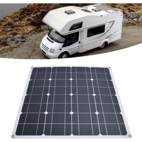 Chargeur solaire 60 W avec panneau solaire flexible, double sortie 5 V, sortie 12 V CC (1/5)
