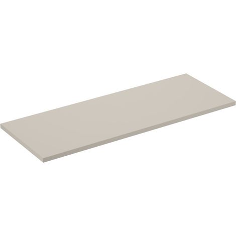 Piano lavabo BELLA 120 cm - Colore marrone congo - Finitura opaca per mobile sospeso