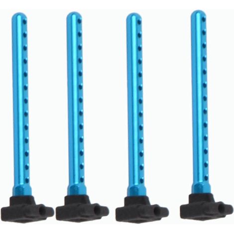 Ensemble de 4 rallonges de fixation de supports de carrosserie en alliage d'aluminium pour TT01-- (1/5)