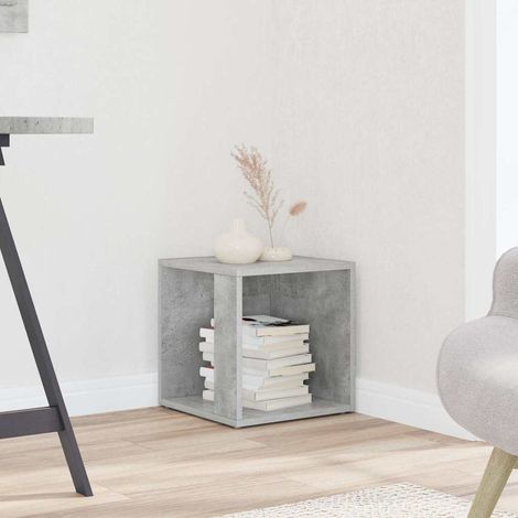 Table d'appoint-Table basse-Table Salon Gris béton 33x33x34,5 cm Bois d'ingénierie 850047 (1/5)