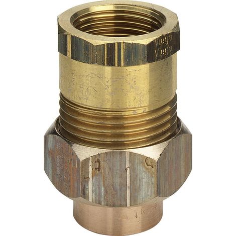 VIEGA 94340G Bocchettone Diritto Fr Ø22X1"Femmina In Bronzo A Saldare - 105310