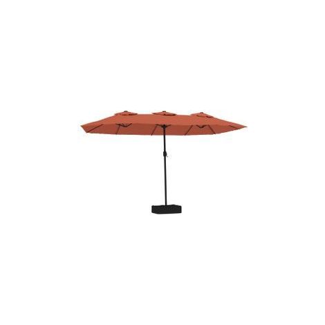 Parasol à double tête avec LED terre cuite 449x245 (1/5)