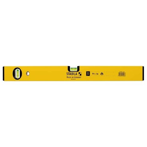 Stabila livella a due bolle 40 cm in alluminio leggera e maneggevole ideale per il fai da te
