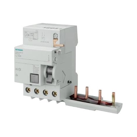 Blocco Differenziale, a 4 poli, tipo AC, In: 40 A, 30 mA, Un AC: 400 V, per 5SL4