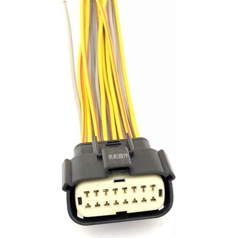 Ford Fiesta headlight plug, Mondeo Edge, Taurus, Focus headlight plug, 16-wire hole