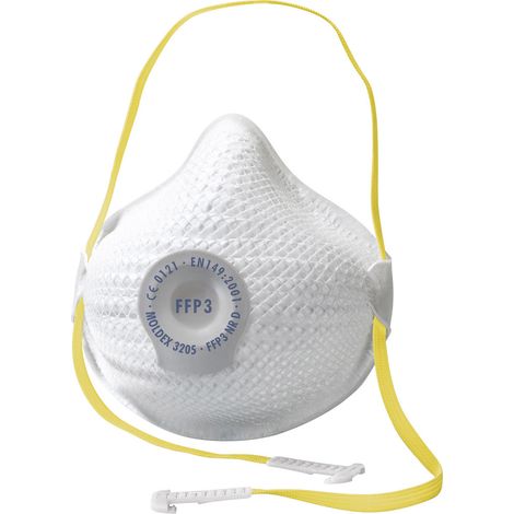 Moldex Air 320501 Feinstaubmaske mit Ventil FFP3 D 10 St. EN 149:2001, EN 149:2009 DIN 149:2001, DIN (1/4)