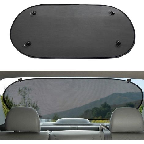 Pare Soleil Voiture pour Vitre Arrière,Pare Soleil Voiture Bébé,PareSoleil de Lunette Arrière de Voiture,Pliable avec Ventouses,Protection UV (1/3)