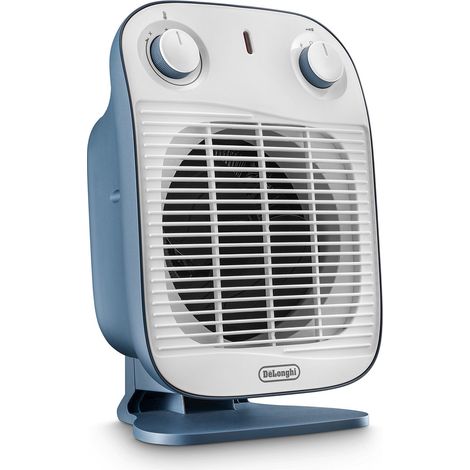 De Longhi HFS50B20.AV Interno 2000 W Riscaldatore ambiente elettrico con ventilatore Blu Bianco (1/4)