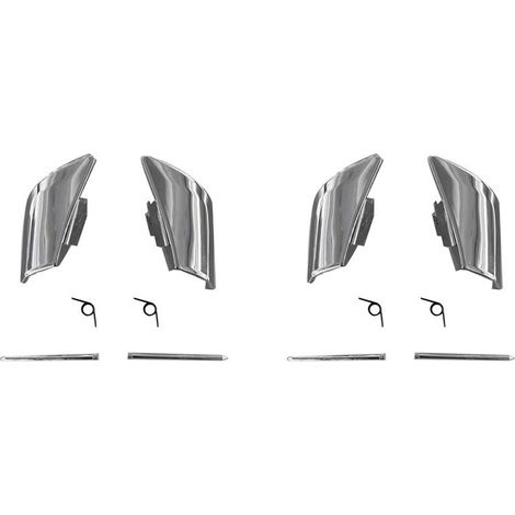 Due coppie di interruttori cromati per la maniglia di bloccaggio dello schienale del sedile anteriore, adatti per W204, W207, C204 e A2079108506