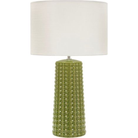Lampada da tavolo in ceramica verde, Ø30x52 cm – Gliss (1/5)
