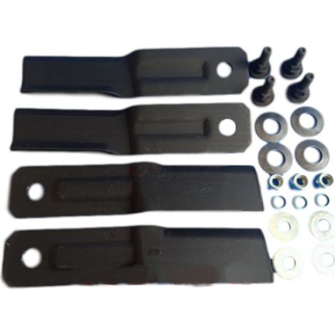 Coppia lamette + kit viti origginali per trattorino Grillo FD1500PR-FD1500PRO-FD2200-FD2200TS - 125941