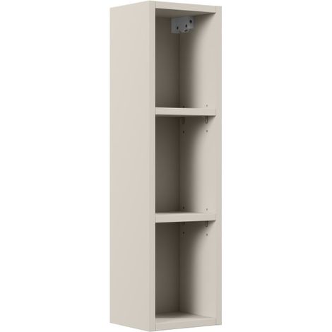 Hochschrank für das Badezimmer BRAZZA – Farbe Kongo-Braun – L20 x H74 cm – Zum Aufhängen