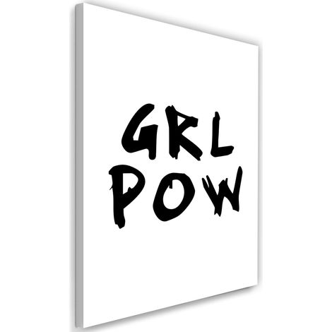 Tableau sur toile Girl Power 40x60 (1/5)