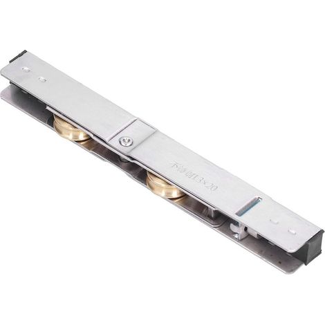 Rouleau de Porte Coulissante, Acier Inoxydable Poulie de Fenêtre de PortePush Pull Remplacement, Rouleaux de Porte Douche Roulettes Rail pour Portes Armoires Portes en Bois (1/5)