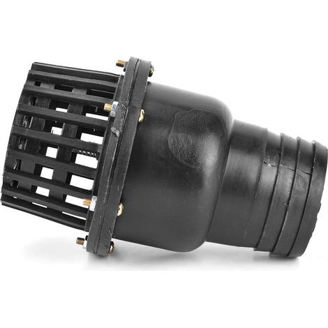 Clapet Anti-retour Basse Pression, Clapet de Pied de Pompe en PVC Noir, Clapet Plat Basse Pression pour les Machines à Fluides (3in) (1/5)