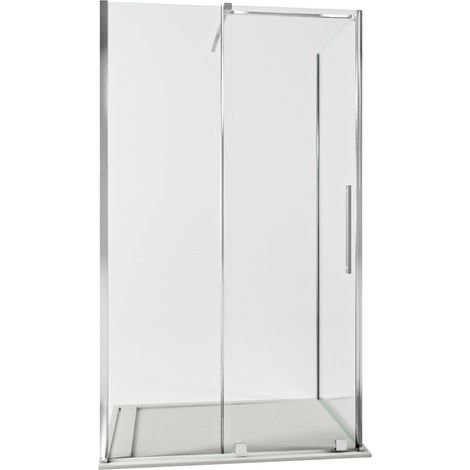 Box Doccia Angolare 70x180 cm 1 anta Scorrevoli senza Profili in Cristallo trasparente 8mm H200 Bonussi Uriel