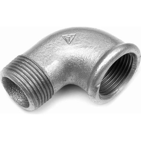 CODO ZINCADO DE 3/4 PULGADA GW/BOCA