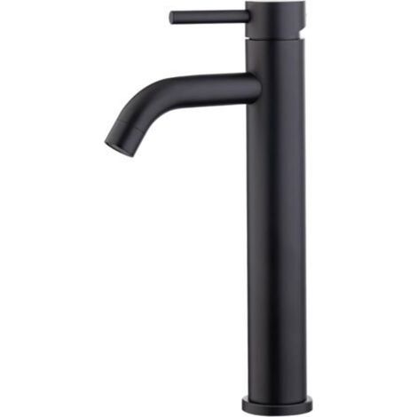 Grifo mezclador para lavabo de baño, grifo mezclador de caño alto, grifo mezclador con conexión de agua fría/caliente, G3/8