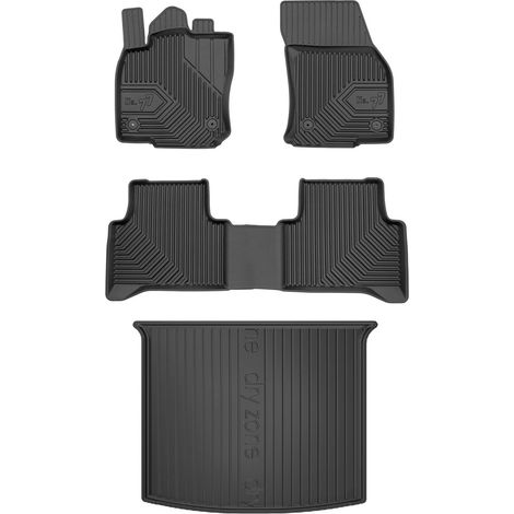 Ensemble de 77 tapis en caoutchouc pour VW Touran 2 à partir de 2015 - 5 places