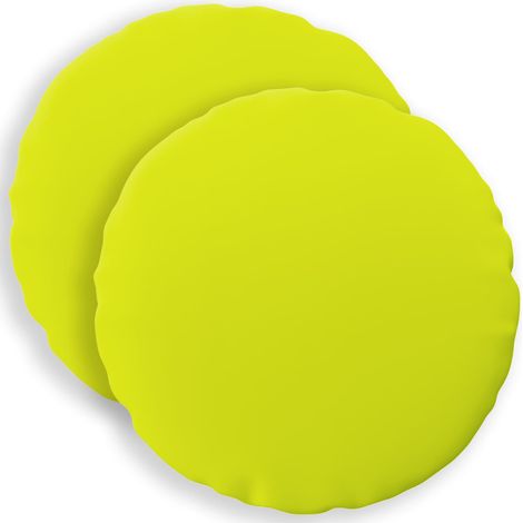 Kissenbezug 2 stk. HEERLEN Hellgrün Durchmesser 50 cm Polyester vidaXL (1/5)