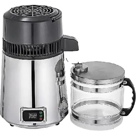 Distillateur d'eau, capacité de 4L, puissance de 750W, tension de 220V, taux de distillation de 1L/H, dimensions compactes (1/5)