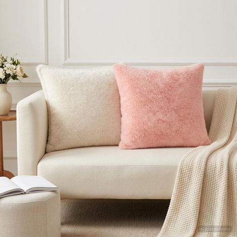 vidaXL Funda de almohada 2 uds. HOUTEN Rosa 45 x 45 cm (1/5)